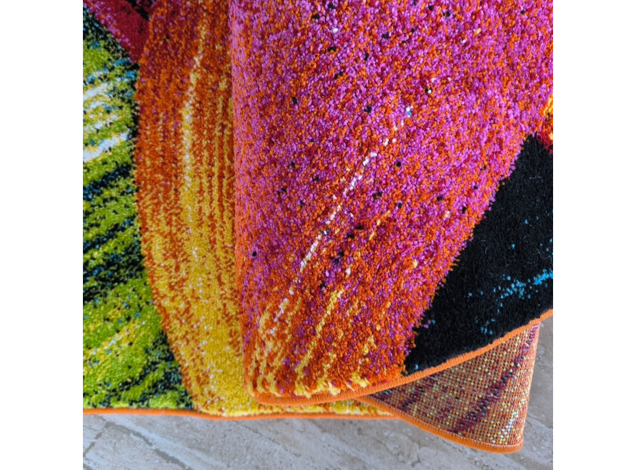 Kusový koberec PICASSO Brush strokes - viacfarebný