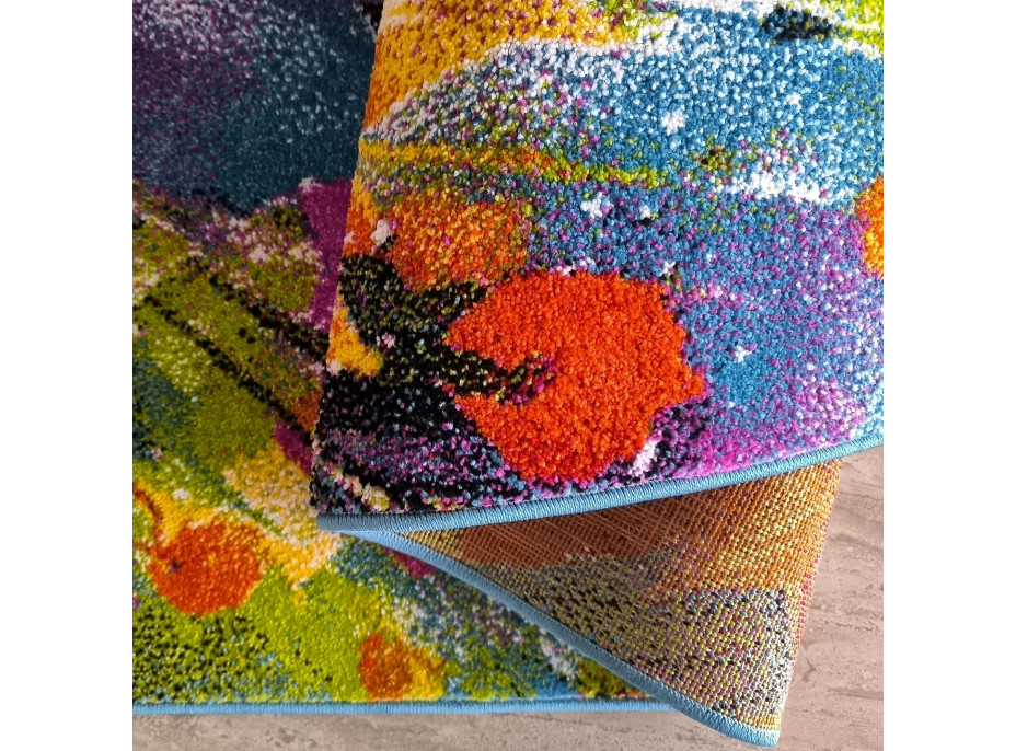 Kusový koberec PICASSO Flowers - viacfarebný