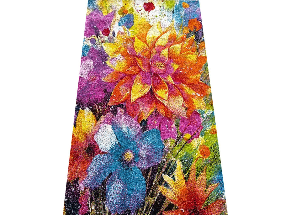 Kusový koberec PICASSO Flowers - viacfarebný