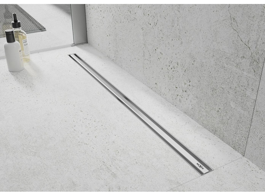 Sprchový žľab MAXMAX Mexen FLAT 360 SLIM, 1041140, 140 cm