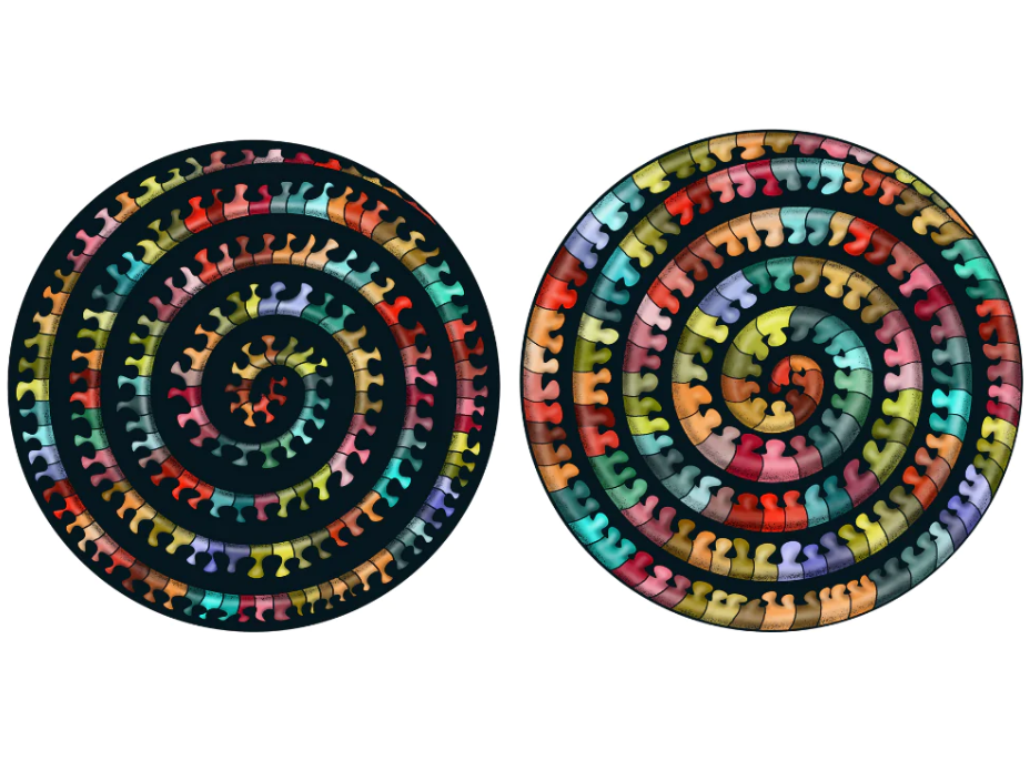 CURIOSI Obojstranné drevené puzzle Double: Stonožka 324 dielikov