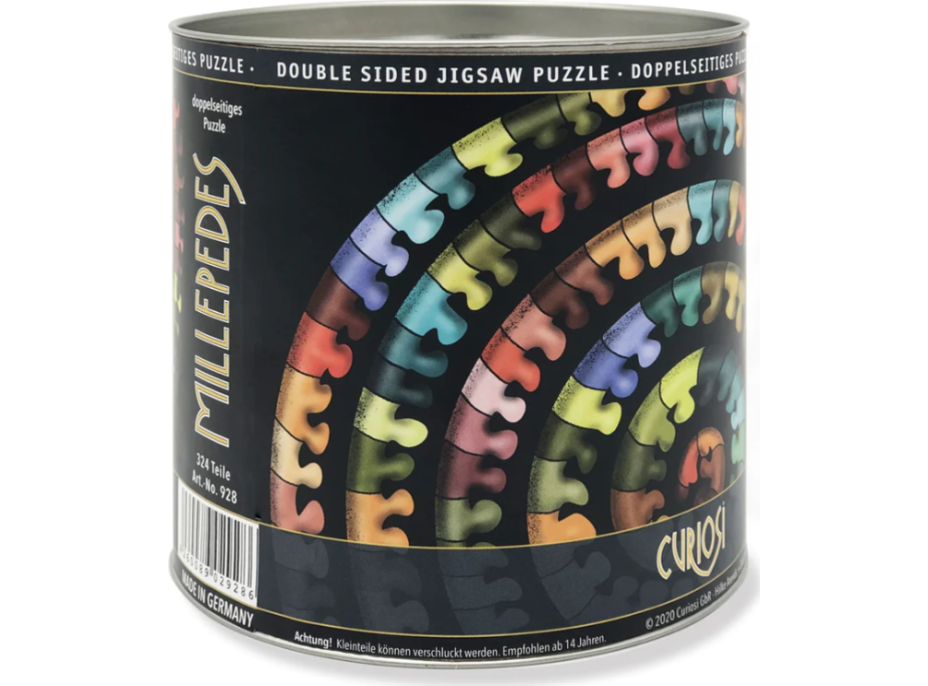 CURIOSI Obojstranné drevené puzzle Double: Stonožka 324 dielikov