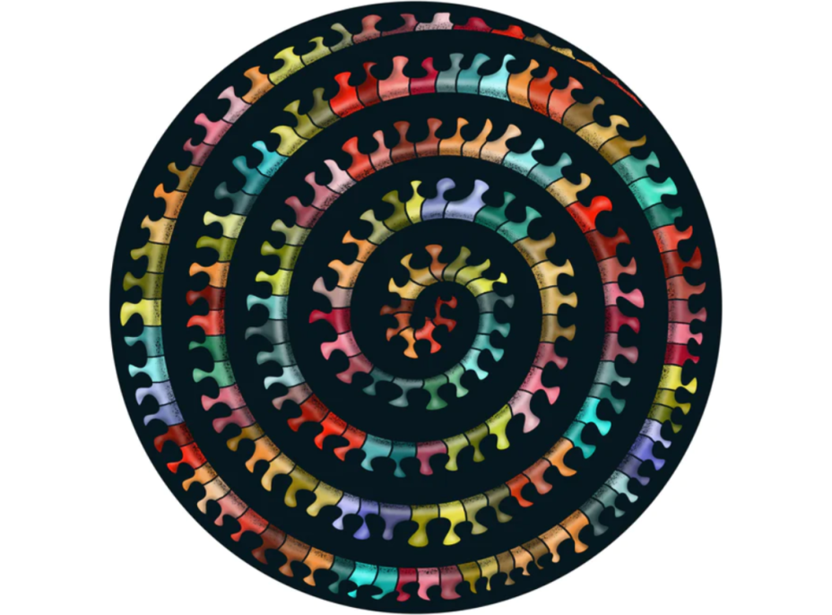 CURIOSI Obojstranné drevené puzzle Double: Stonožka 324 dielikov