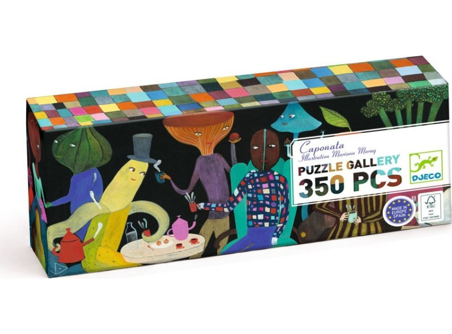 DJECO Panoramatické puzzle Caponata 350 dielikov