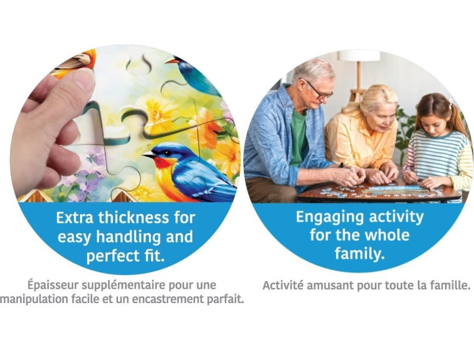 EUROGRAPHICS Puzzle Connecting Pieces: Pokojný život 24 dielikov