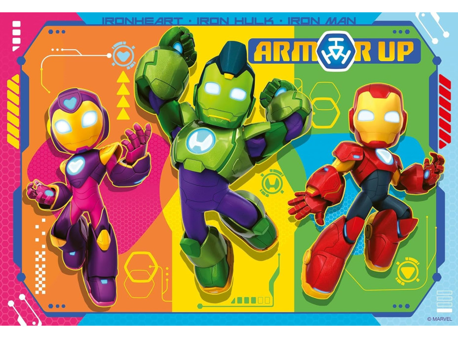 RAVENSBURGER Puzzle Iron Man a jeho úžasní priatelia 35 dielikov