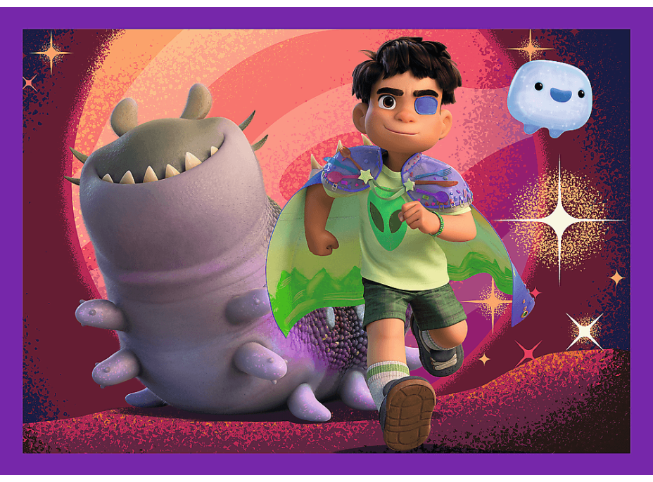 TREFL Puzzle Elio mimozemskej misie 4v1 (35,48,54,70 dielikov)