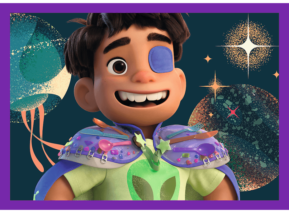 TREFL Puzzle Elio mimozemskej misie 4v1 (35,48,54,70 dielikov)