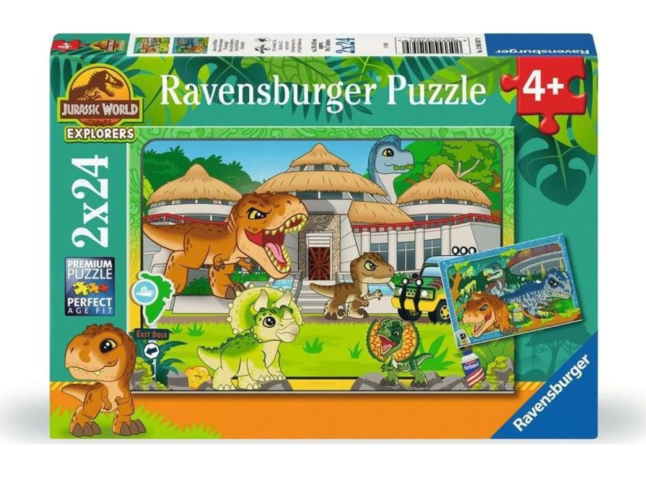 RAVENSBURGER Puzzle Jurassic World 2x24 dielikov