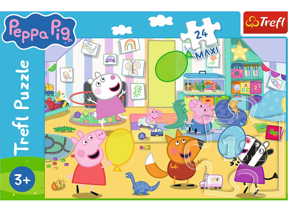 TREFL Puzzle Krásna Peppa MAXI 24 dielikov