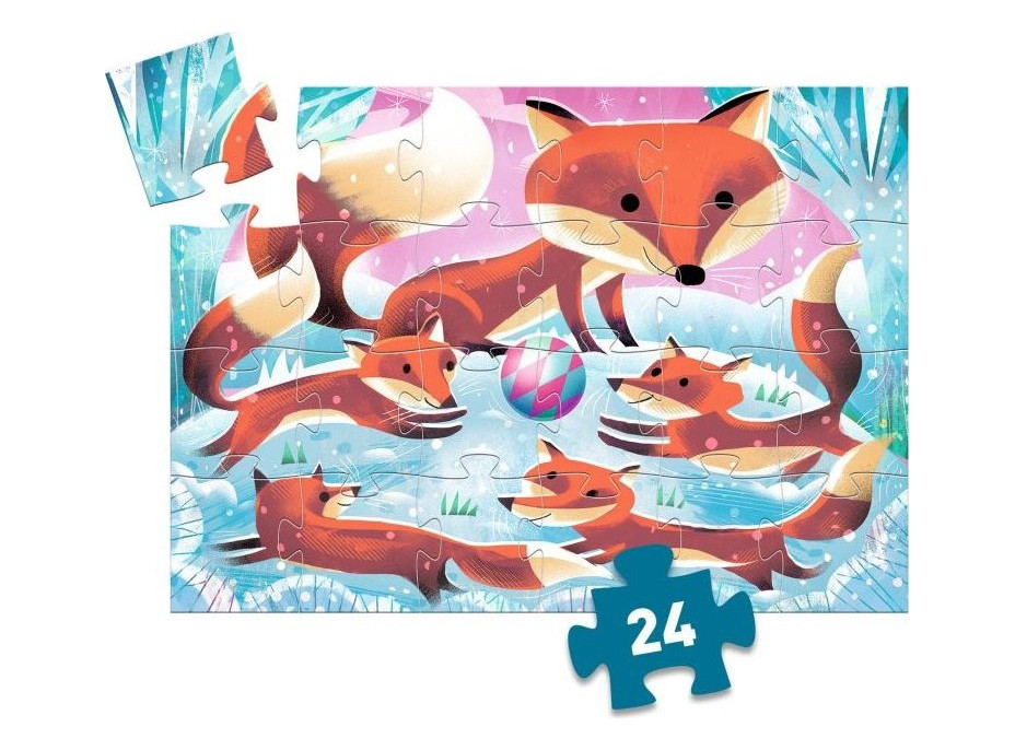 DJECO Puzzle Malá líška Ginger 24 dielikov
