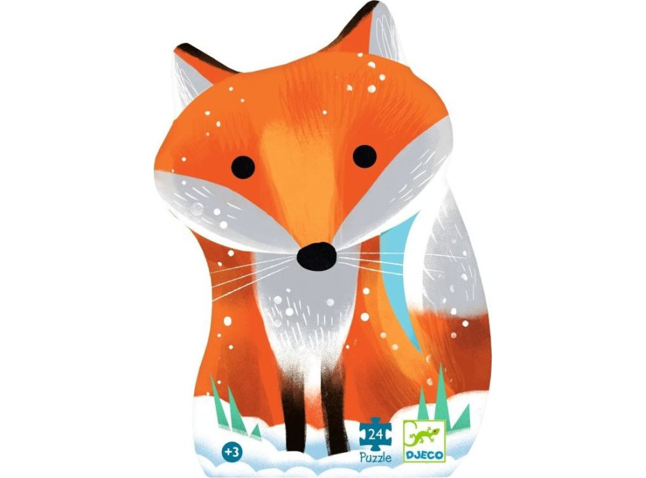 DJECO Puzzle Malá líška Ginger 24 dielikov