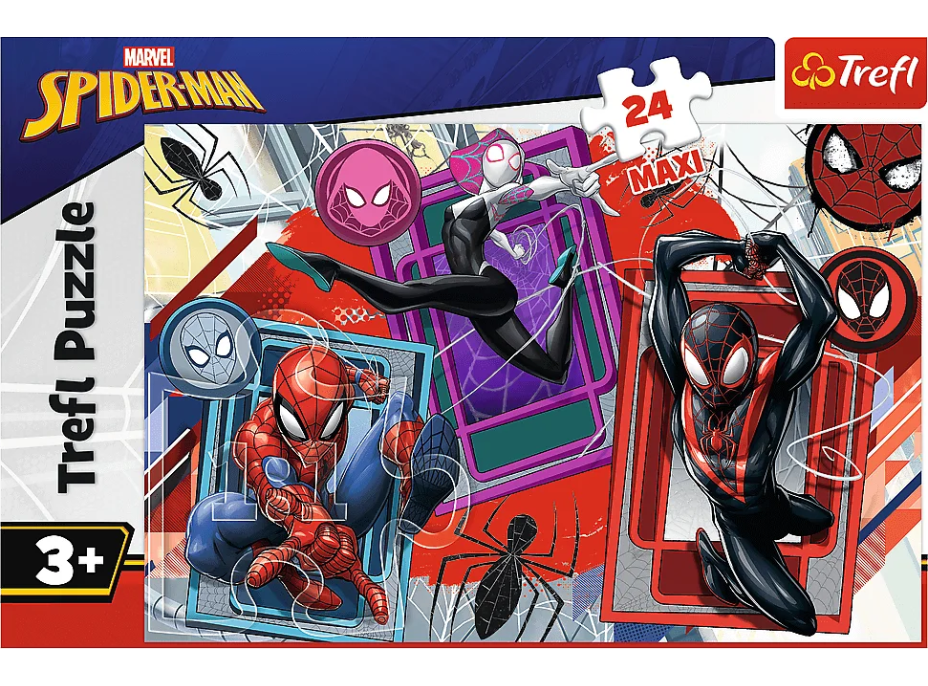 TREFL Puzzle Marvel Spiderman: Pavúčie zmysly MAXI 24 dielikov