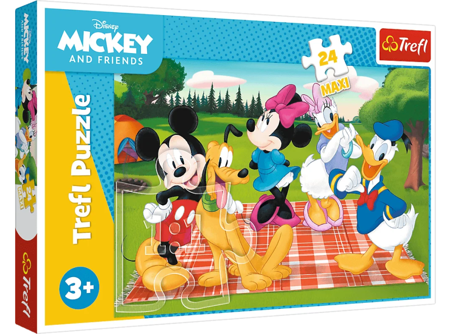 TREFL Puzzle Mickey Mouse: Obľúbený Mickey MAXI 24 dielikov