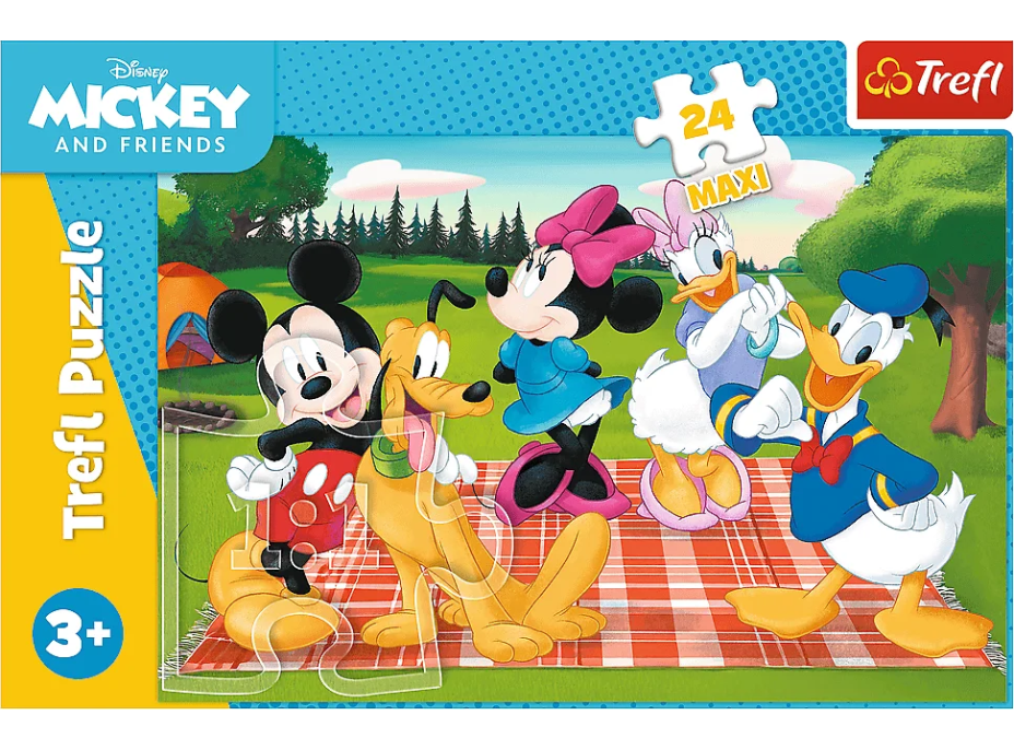 TREFL Puzzle Mickey Mouse: Obľúbený Mickey MAXI 24 dielikov