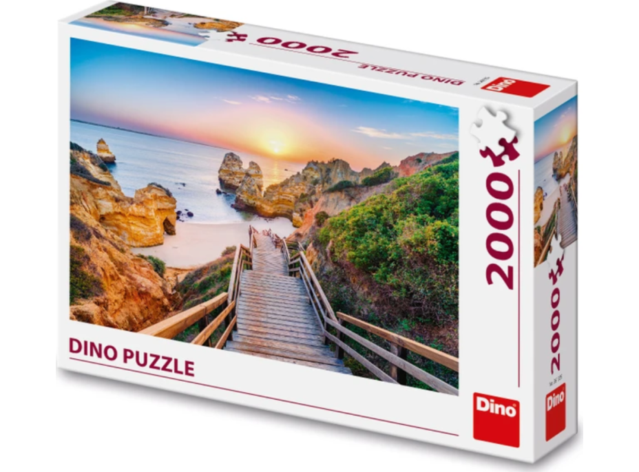 DINO Puzzle Pláž Camilo 2000 dielikov