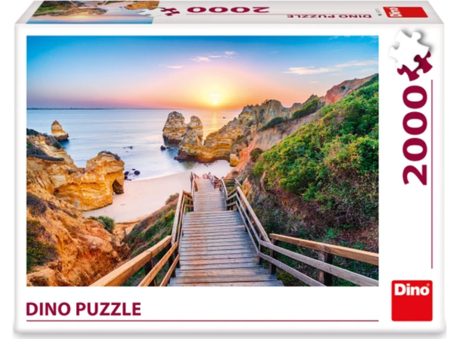 DINO Puzzle Pláž Camilo 2000 dielikov
