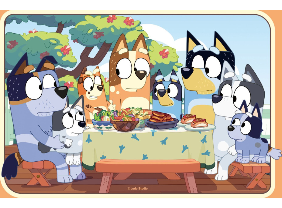 RAVENSBURGER Puzzle Bluey 2x24 dielikov