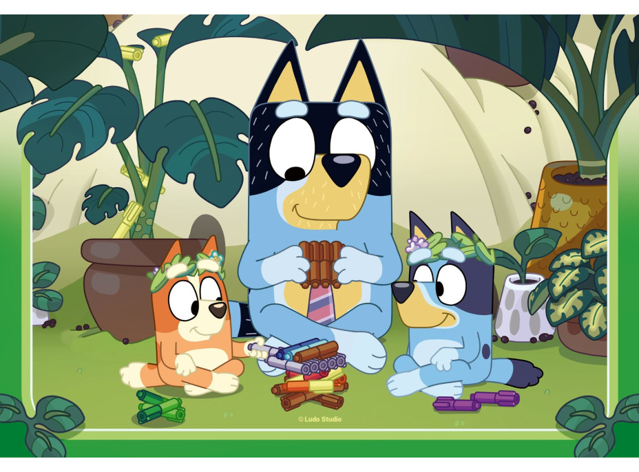 RAVENSBURGER Puzzle Bluey 2x24 dielikov