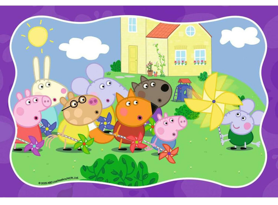 RAVENSBURGER Puzzle Prasiatko Peppa 2x24 dielikov