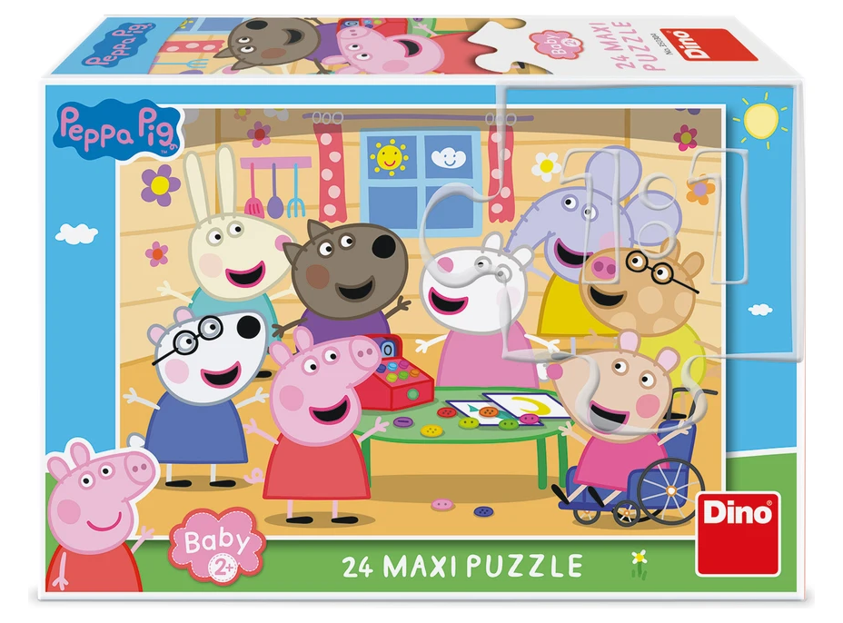 DINO Puzzle Prasiatko Peppa: Obchod MAXI 24 dielikov