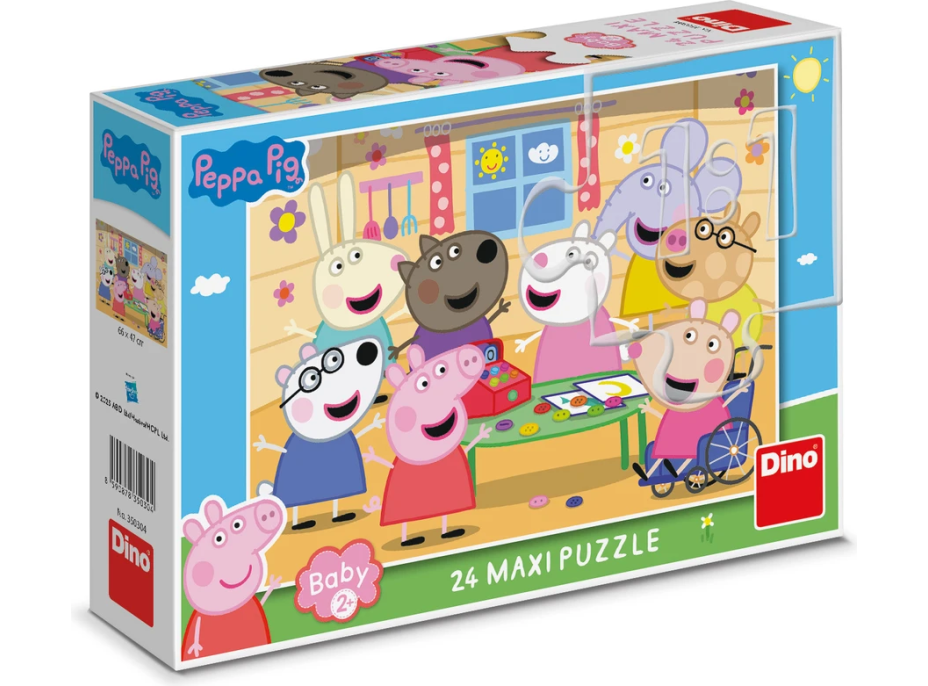 DINO Puzzle Prasiatko Peppa: Obchod MAXI 24 dielikov