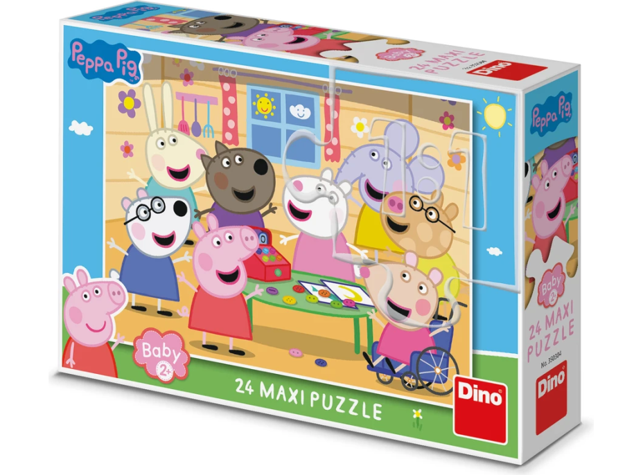 DINO Puzzle Prasiatko Peppa: Obchod MAXI 24 dielikov