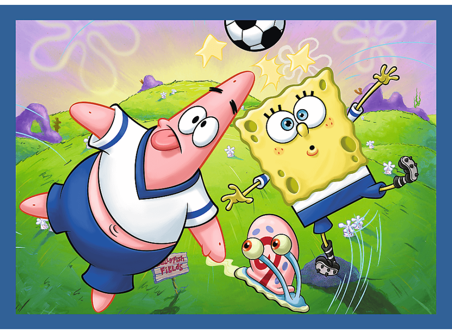 TREFL Puzzle SpongeBobov život 4v1 (35,48,54,70 dielikov)