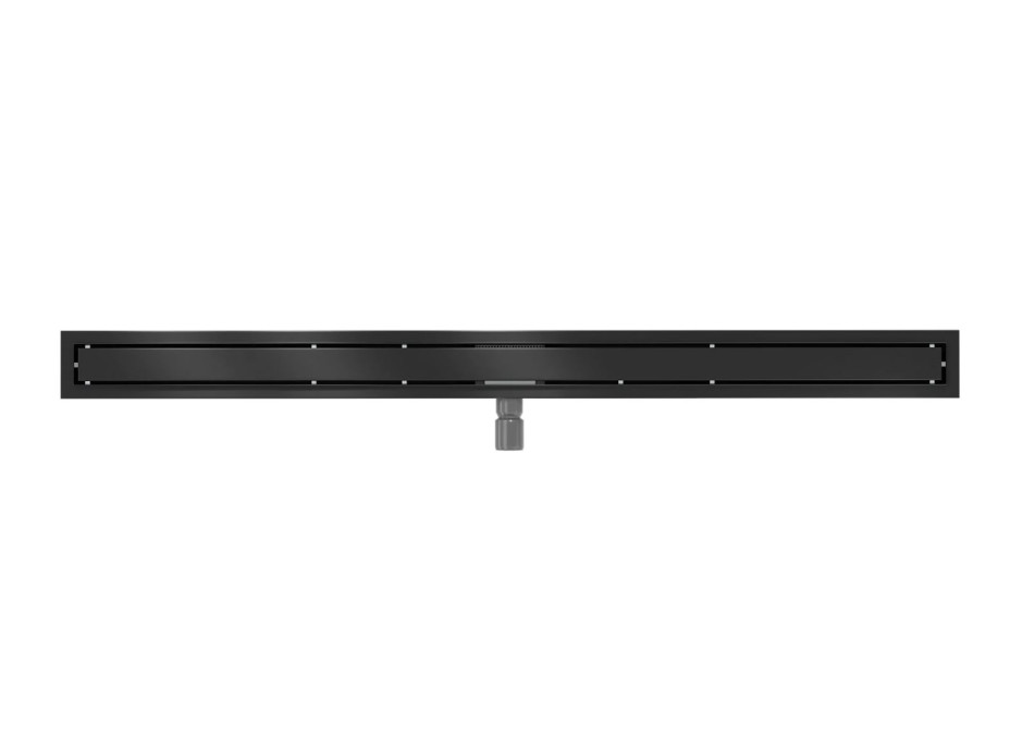 Sprchový žľab MAXMAX Mexen FLAT 2v1 - čierny, 1710110 - 110 cm