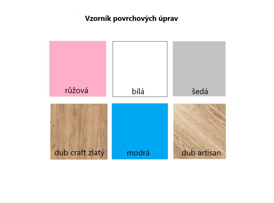 Detský stolík so šuplíkom a dvoma stoličkami - dub craft zlatý