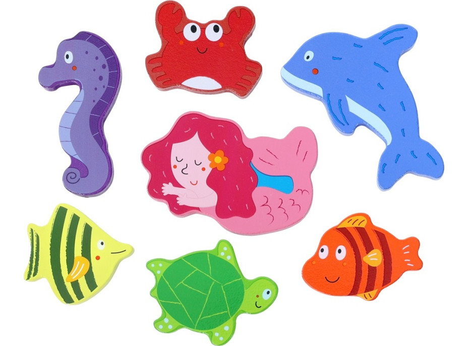 2Kids Toys Drevené puzzle Podvodný svet prepojiteľné