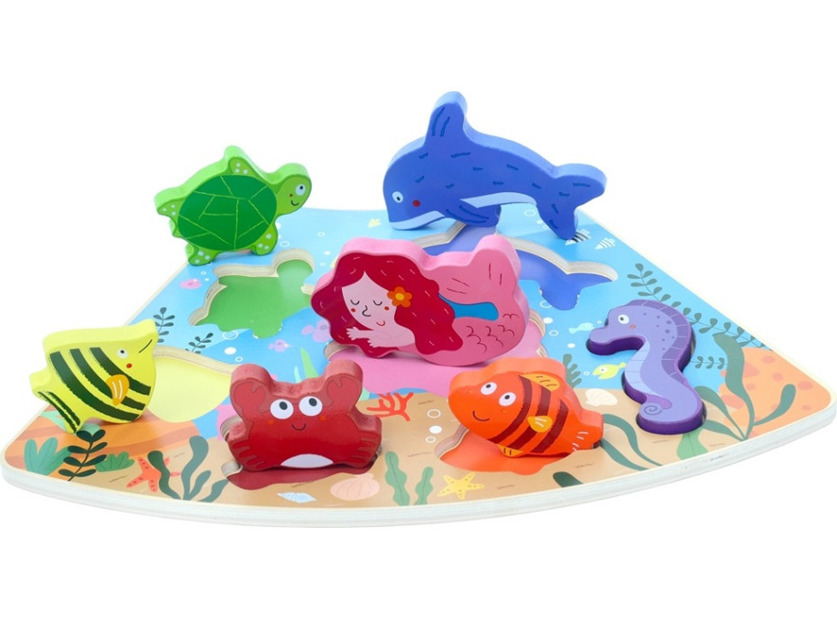 2Kids Toys Drevené puzzle Podvodný svet prepojiteľné