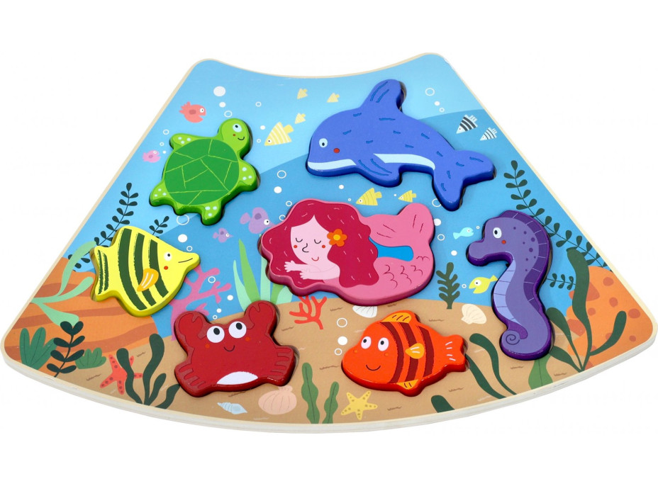 2Kids Toys Drevené puzzle Podvodný svet prepojiteľné