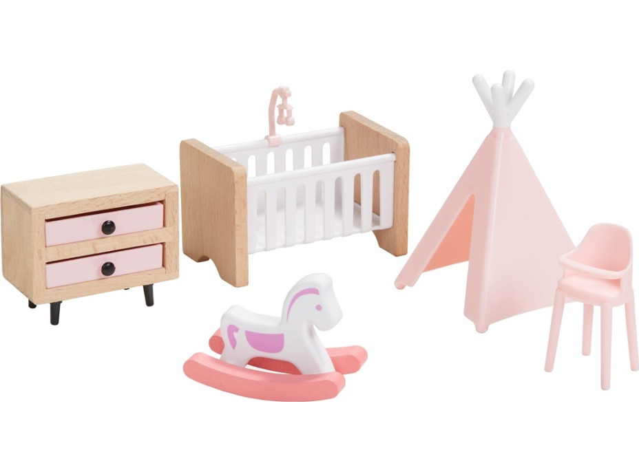 2Kids Toys Sada nábytku s rodinou 5 v 1