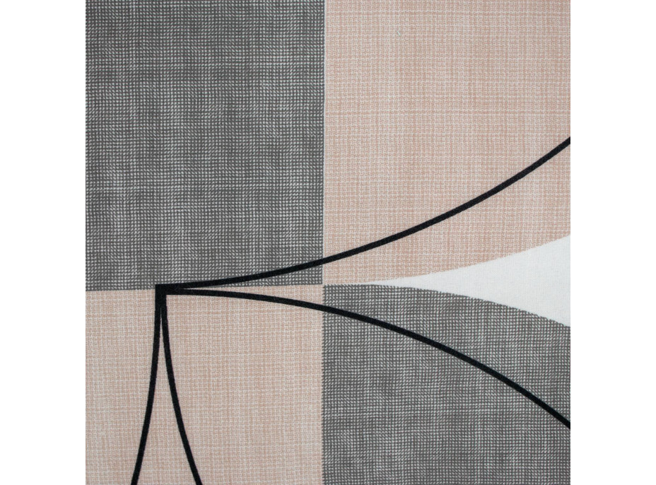 Posteľné obliečky z mikrovlákna SATIN TAUPE - 160x200 cm - šedé/béžové