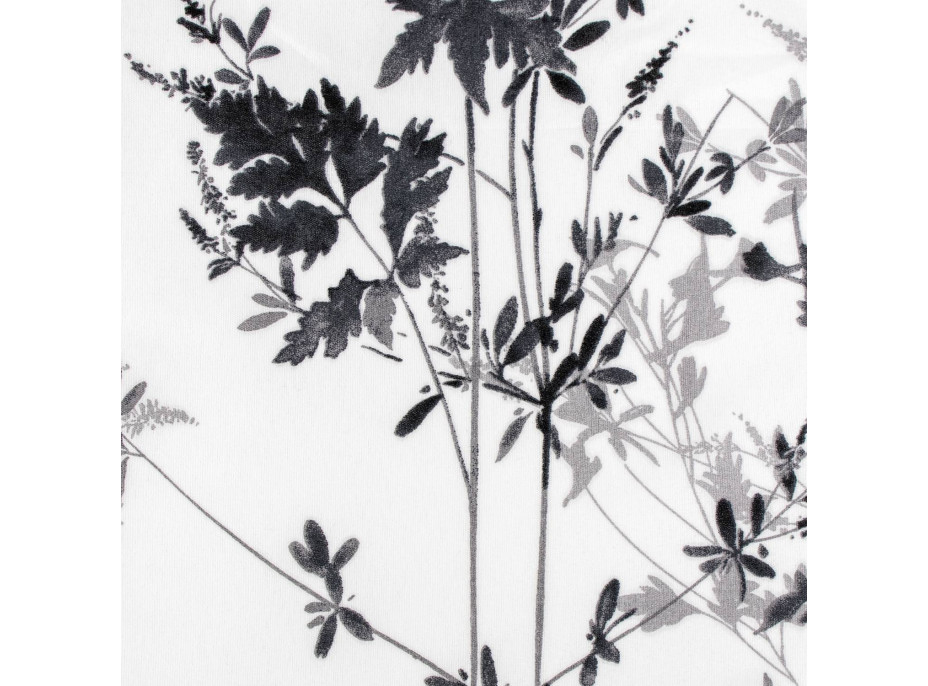 Posteľné obliečky z mikrovlákna SATIN DREAM - 160x200 cm - biele / šedé