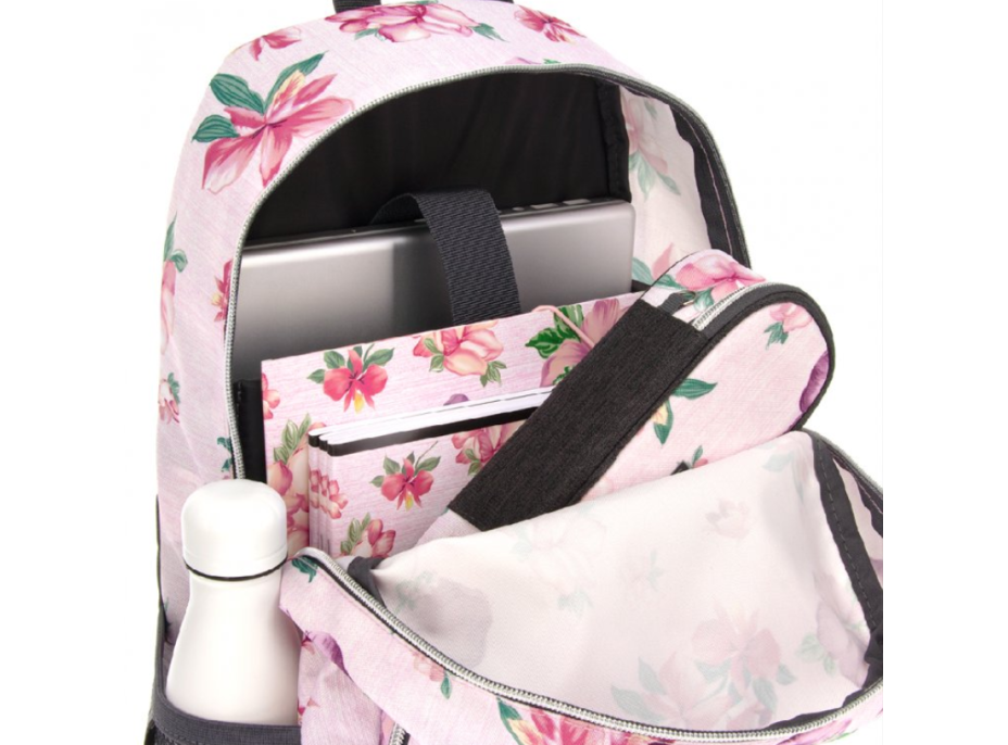 ARS UNA Študentský batoh Flowers AU-14