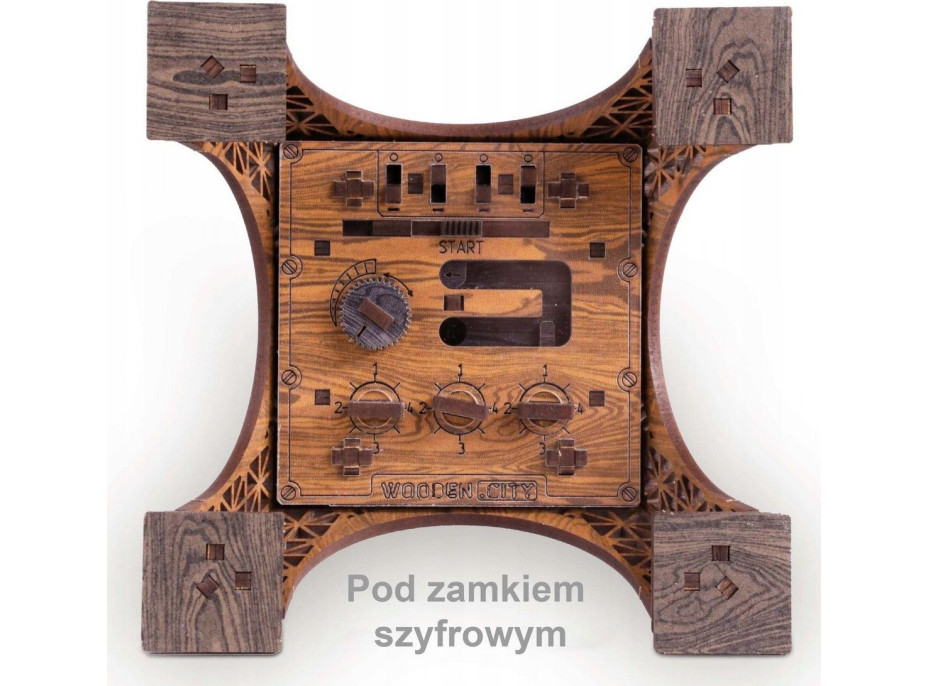 WOODEN CITY 3D drevené puzzle Escape puzzle box: Eiffelova veža 202 dielikov