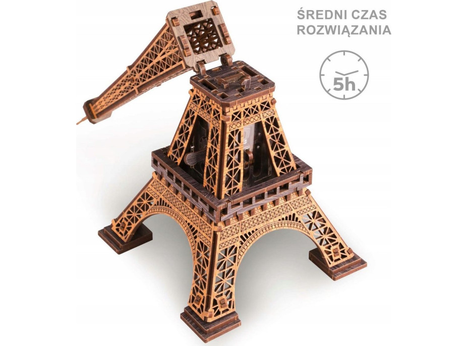 WOODEN CITY 3D drevené puzzle Escape puzzle box: Eiffelova veža 202 dielikov