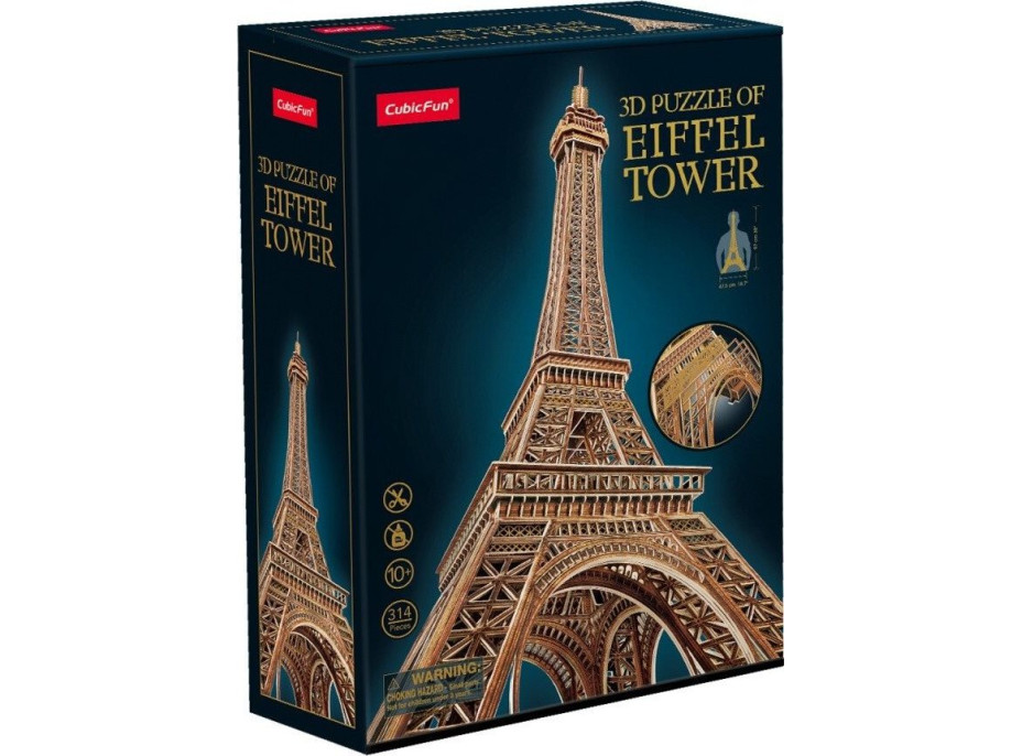CUBICFUN 3D puzzle Eiffelova veža 314 dielikov