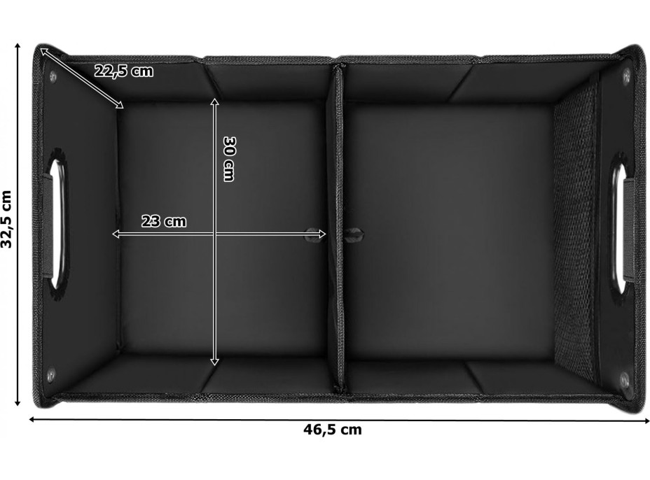 Skladací organizér do auta 4Wheelz TESKIL