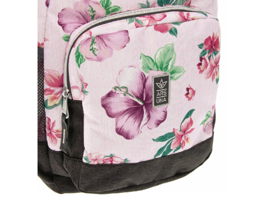 ARS UNA Študentský batoh Flowers AU-14