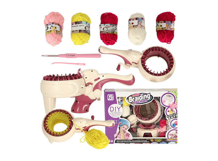 Pletací stroj s príslušenstvom