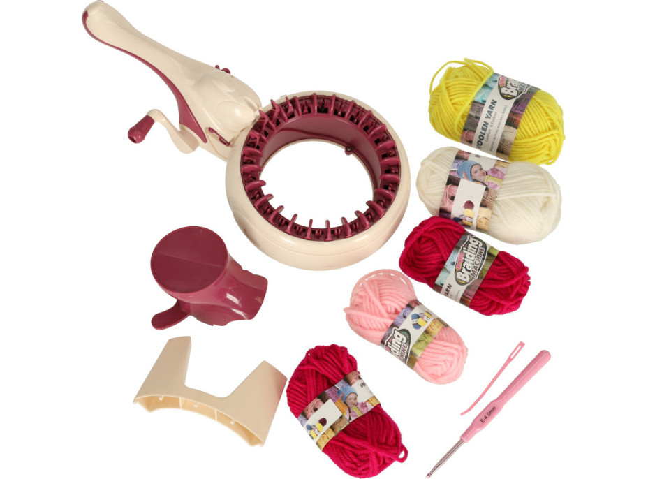 Pletací stroj s príslušenstvom