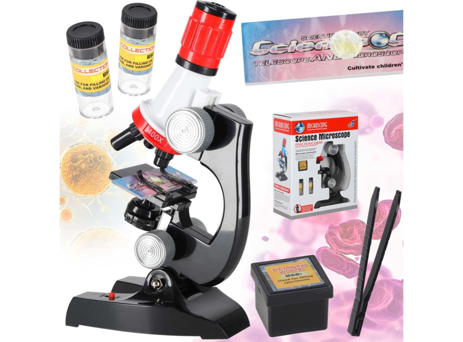 Detský výukový mikroskop s príslušenstvom