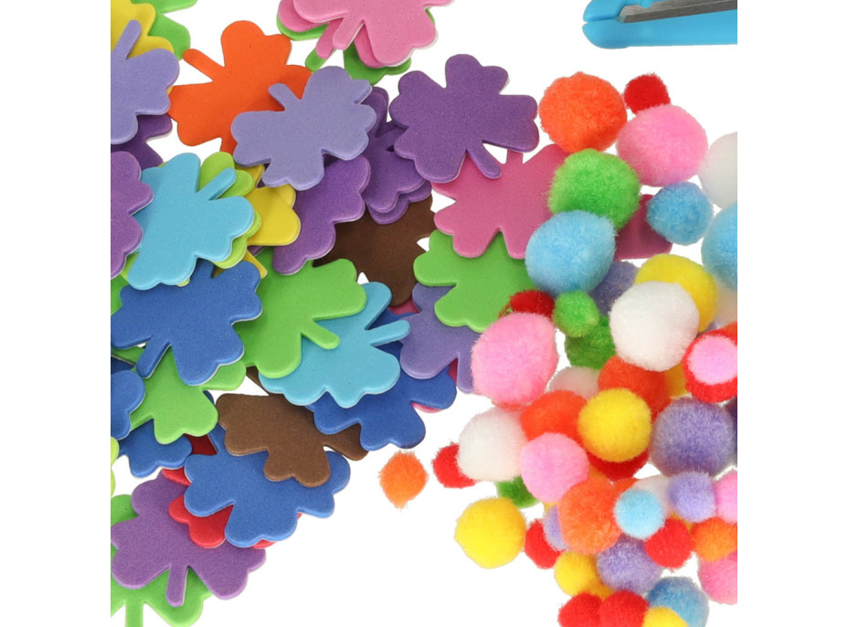 Kreatívna výtvarná sada pre detské ručné práce - 1200 prvkov