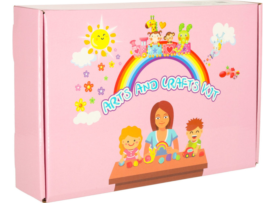 Kreatívna výtvarná sada pre detské ručné práce - 1200 prvkov