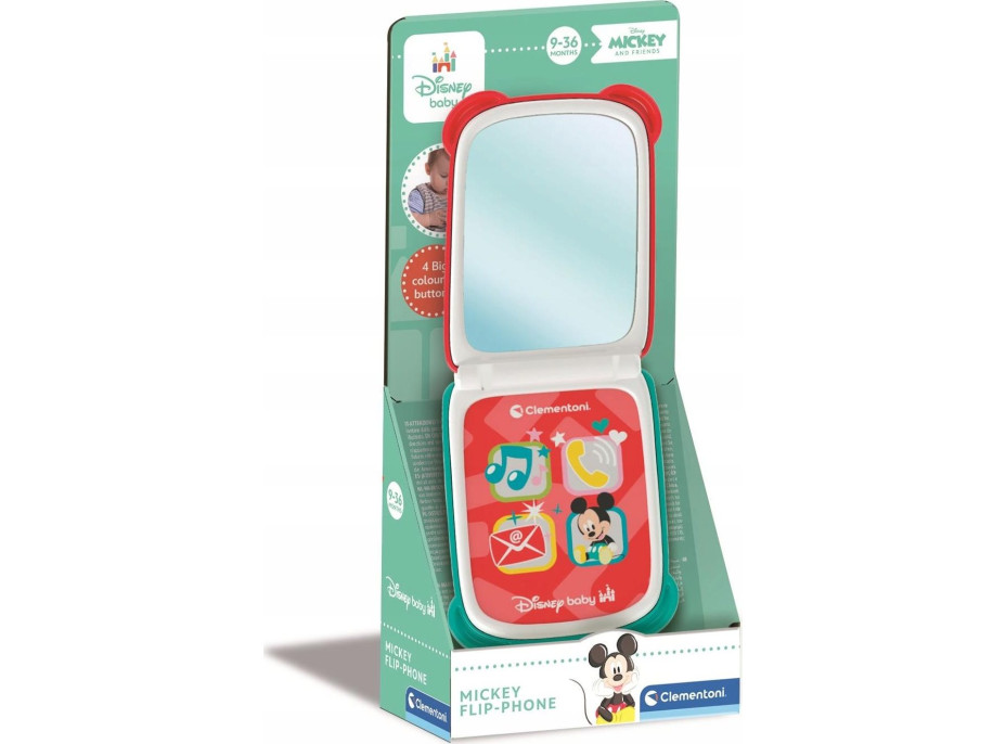 CLEMENTONI BABY Mickeyho skladací Smartphone