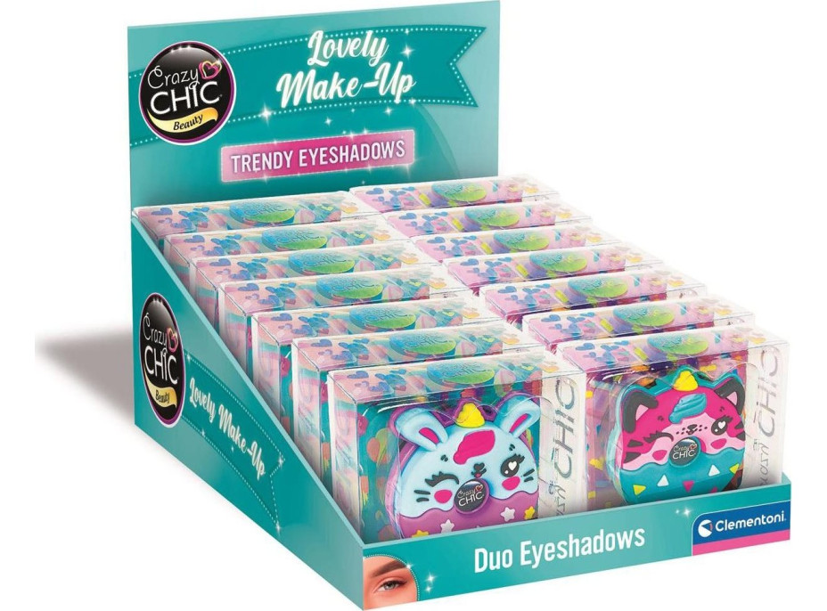 CLEMENTONI Crazy Chic Beauty: Očné tiene Donut II 1ks (mix)