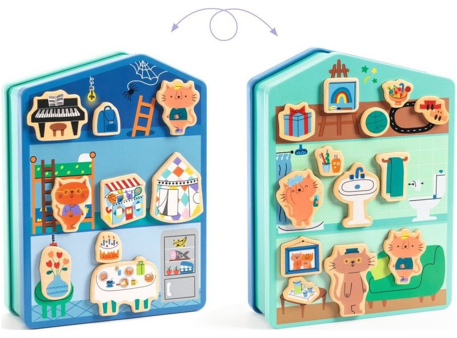 DJECO Domček s magnetmi